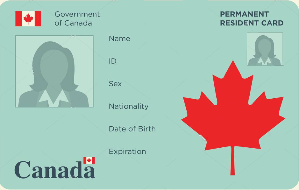 Pr карта. Permanent Resident Card Canada. Карта постоянного резидента Канады. Canadian PR Card. Permanent Residence Card Canada.